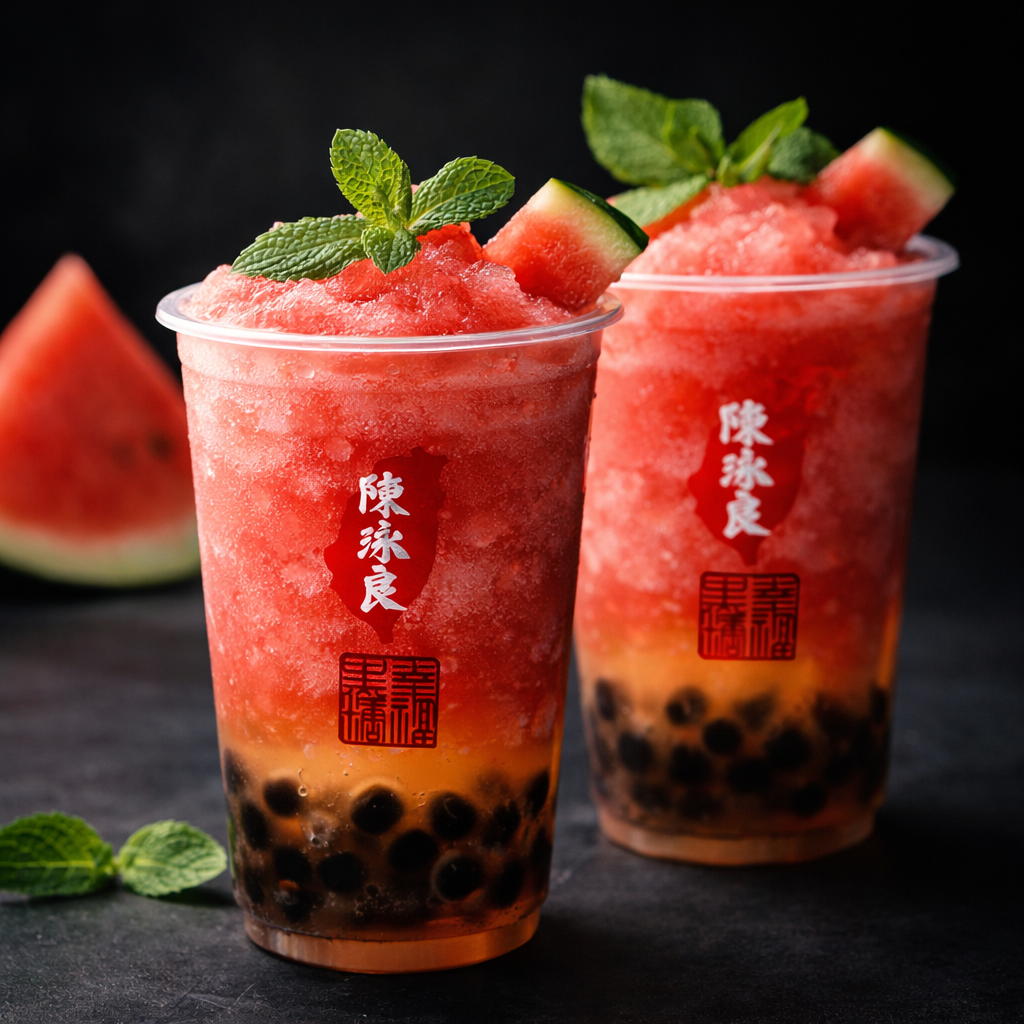 Watermelon Slushies With Lady Grey Tea Xing Fu Tang